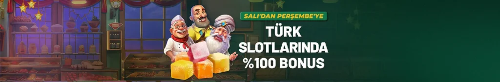 Anadolu turk slotlarinda %100 bonus